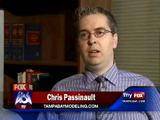 A screen capture of one of author C. A. Passinault's television interviews. This one was for Tampa Bay Modeling on FOX 13 Tampa Bay. Expect more soon.