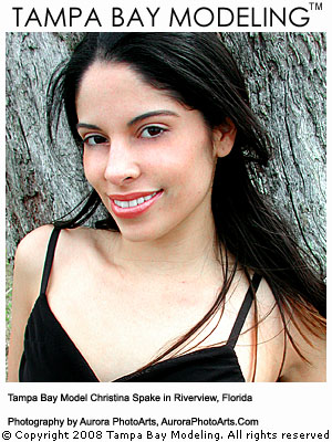 Tampa Bay model photographed at a Tampa Bay location during a model portfolio photography session by Tampa Bay photography company Aurora PhotoArts Tampa Bay Photography and Design. Photograph by modeling portfolio photographer Chris Passinault.