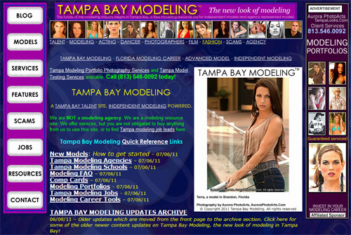 Tampa Bay Modeling screen grab 070611.